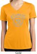 Ladies Yoga Shirt Namaste Om Moisture Wicking V-neck Tee T-Shirt