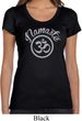 Ladies Yoga Shirt Namaste Om Scoop Neck Tee T-Shirt