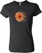 Ladies Yoga Shirt Ohm Sun Crewneck Tee T-Shirt