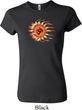 Ladies Yoga Shirt Ohm Sun Crewneck Tee T-Shirt