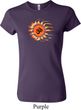 Ladies Yoga Shirt Ohm Sun Crewneck Tee T-Shirt