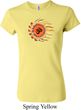 Ladies Yoga Shirt Ohm Sun Crewneck Tee T-Shirt