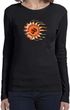 Ladies Yoga Shirt Ohm Sun Long Sleeve Tee T-Shirt