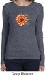 Ladies Yoga Shirt Ohm Sun Long Sleeve Tee T-Shirt
