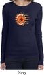 Ladies Yoga Shirt Ohm Sun Long Sleeve Tee T-Shirt