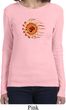 Ladies Yoga Shirt Ohm Sun Long Sleeve Tee T-Shirt