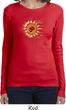 Ladies Yoga Shirt Ohm Sun Long Sleeve Tee T-Shirt