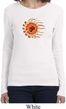 Ladies Yoga Shirt Ohm Sun Long Sleeve Tee T-Shirt
