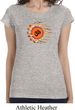 Ladies Yoga Shirt Ohm Sun Longer Length Tee T-Shirt