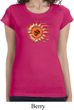 Ladies Yoga Shirt Ohm Sun Longer Length Tee T-Shirt