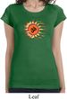 Ladies Yoga Shirt Ohm Sun Longer Length Tee T-Shirt