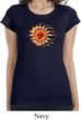Ladies Yoga Shirt Ohm Sun Longer Length Tee T-Shirt