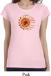 Ladies Yoga Shirt Ohm Sun Longer Length Tee T-Shirt