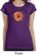 Ladies Yoga Shirt Ohm Sun Longer Length Tee T-Shirt