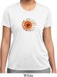 Ladies Yoga Shirt Ohm Sun Moisture Wicking Tee T-Shirt