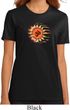 Ladies Yoga Shirt Ohm Sun Organic Tee T-Shirt