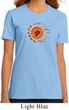 Ladies Yoga Shirt Ohm Sun Organic Tee T-Shirt