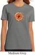 Ladies Yoga Shirt Ohm Sun Organic Tee T-Shirt