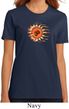 Ladies Yoga Shirt Ohm Sun Organic Tee T-Shirt