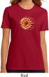 Ladies Yoga Shirt Ohm Sun Organic Tee T-Shirt