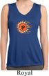 Ladies Yoga Shirt Ohm Sun Sleeveless Moisture Wicking Tee T-Shirt