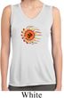 Ladies Yoga Shirt Ohm Sun Sleeveless Moisture Wicking Tee T-Shirt