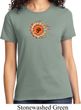 Ladies Yoga Shirt Ohm Sun Tee T-Shirt