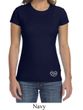 Ladies Yoga Shirt OM Heart Bottom Print Crewneck Tee T-Shirt