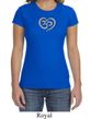 Ladies Yoga Shirt OM Heart Crewneck Tee T-Shirt
