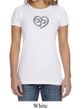 Ladies Yoga Shirt OM Heart Crewneck Tee T-Shirt