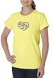 Ladies Yoga Shirt OM Heart Organic Tee T-Shirt