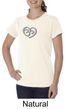 Ladies Yoga Shirt OM Heart Organic Tee T-Shirt