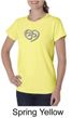 Ladies Yoga Shirt OM Heart Organic Tee T-Shirt