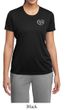 Ladies Yoga Shirt OM Heart Pocket Print Moisture Wicking Tee T-Shirt