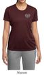 Ladies Yoga Shirt OM Heart Pocket Print Moisture Wicking Tee T-Shirt