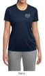 Ladies Yoga Shirt OM Heart Pocket Print Moisture Wicking Tee T-Shirt