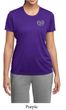Ladies Yoga Shirt OM Heart Pocket Print Moisture Wicking Tee T-Shirt