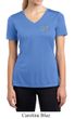 Ladies Yoga Shirt OM Heart Pocket Print Moisture Wicking V-neck Tee