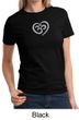 Ladies Yoga Shirt OM Heart Tee T-Shirt