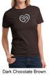 Ladies Yoga Shirt OM Heart Tee T-Shirt