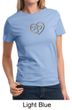 Ladies Yoga Shirt OM Heart Tee T-Shirt