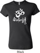 Ladies Yoga Shirt OM Mani Padme Hum Crewneck Tee T-Shirt