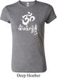 Ladies Yoga Shirt OM Mani Padme Hum Crewneck Tee T-Shirt