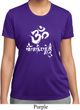 Ladies Yoga Shirt OM Mani Padme Hum Moisture Wicking Tee T-Shirt