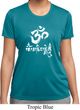 Ladies Yoga Shirt OM Mani Padme Hum Moisture Wicking Tee T-Shirt
