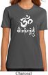 Ladies Yoga Shirt OM Mani Padme Hum Organic Tee T-Shirt