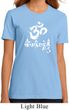 Ladies Yoga Shirt OM Mani Padme Hum Organic Tee T-Shirt