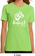 Ladies Yoga Shirt OM Mani Padme Hum Organic Tee T-Shirt