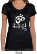 Ladies Yoga Shirt OM Mani Padme Hum Scoop Neck Tee T-Shirt