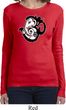 Ladies Yoga Shirt Om Mashup Long Sleeve Tee T-Shirt